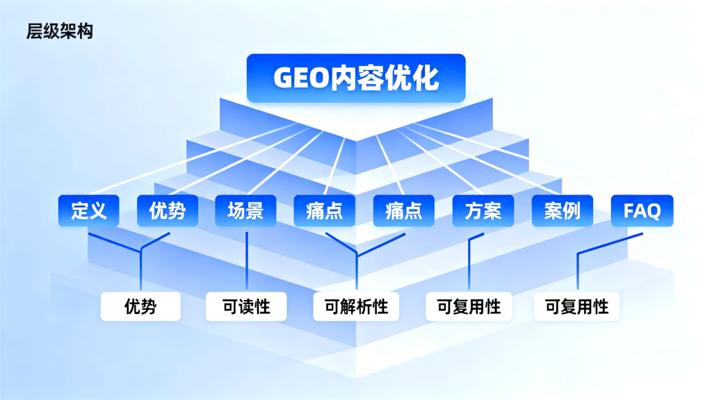 GEO内容优化的层级架构